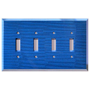 Jade Glass Triple Decora Switch Cover Contemporary Switch Plates And Outlet Covers By Susan Goldstick Inc Houzz