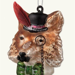 Fox Gent Ornament - Christmas Ornaments
