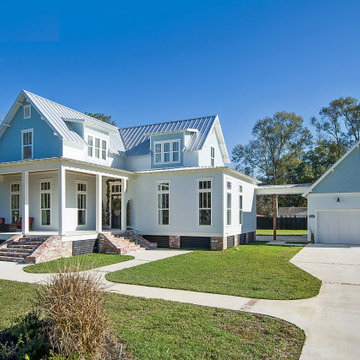 Front View with Garage