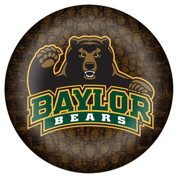 PW3105-Baylor Athletics on Green Crock Paperweight