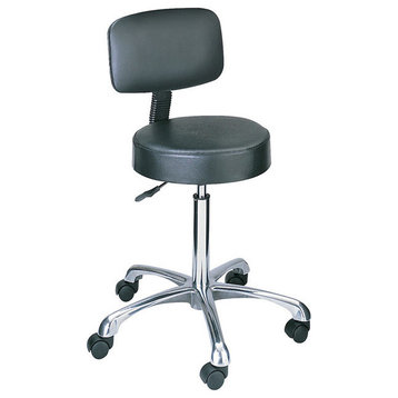 Safco Black Lab Stool with Pneumatic Lift