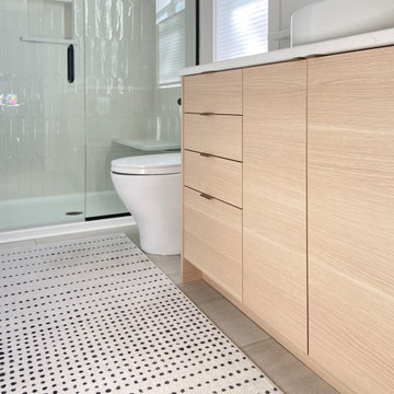 Single Mom Bathroom Spa Renovation