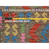 Colorful Reversible Afghan Kilim Flat weave Pure Wool Hand Woven RUg, 2'8"x3'8"