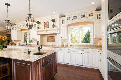 Example of a classic kitchen design in Other