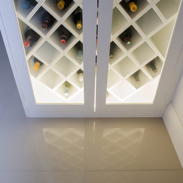 Under stairs units with wine storage