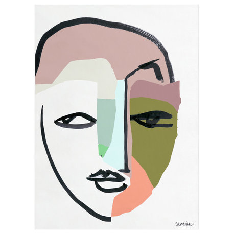 Expressions Unveiled II Art Area Rug, 7.5'x10.3'