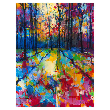"Mile End Woods" Printed Canvas by Doug Eaton, 80x60 cm