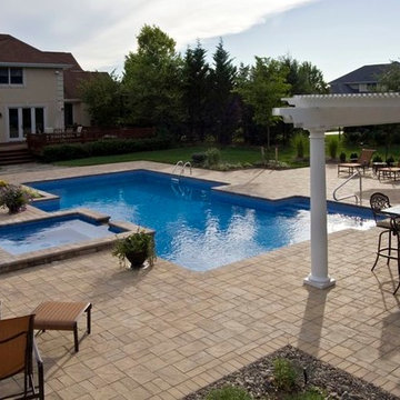 Spill-over Spa with Geometric Pool