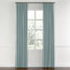 Muted Aqua Linen Curtain, Single Panel, Ring Top