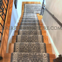 Single Landing Stair Runner Installations - Hall And Stair Runners
