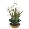 Large White Orchid Faux Floral