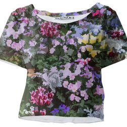 Crop Tee - "Strange Flowers" - Products