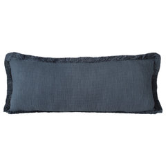 Five Queens Court Bristol 18 Square Decorative Throw Pillow Indigo