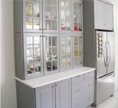 Grey Ikea Bodbyn Kitchen, Ikea Gray Cabinets Paint Color