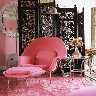 Inspiration för ett funkis vardagsrum