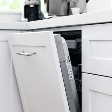 White Integrated Dishwasher
