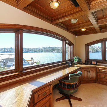 Large Wood Picture Windows in Sensational Home Office - Renewal by Andersen San 