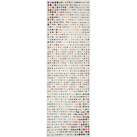 Nuloom Polka Dots Area Rug, Multicolor 2'5"x8'