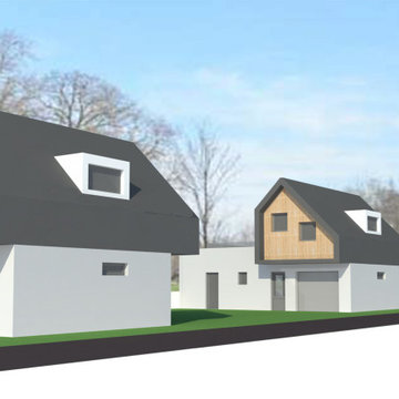 Ensemble de 4 maisons