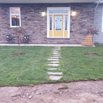 New Home Construction Lawn Install