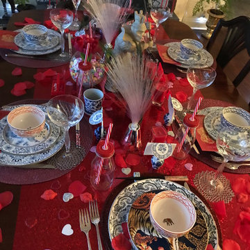 I See Red! Tablescape Designs ~ Valentine's Day/Lunar New Year Ladies Who Lunch