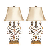 Safavieh Lucia 32.5" Table Lamp, Set of 2