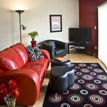 Red & Black Interior