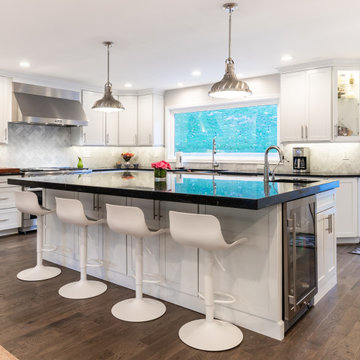 Excellent Kitchen and Living Space Remodeled in McLean, VA