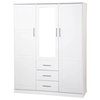 Optional Shelves for Metro, Cosmo Wardrobes, Set of 2, White