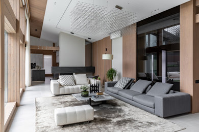 Contemporary living room in Other.