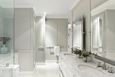 Bathroom - contemporary bathroom idea in Toronto