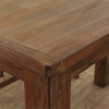 Furniture of America Sinuata Rustic Wood Rectangle Pub Table in Natural Tone