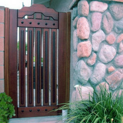 Designer Wood Gates - Home Fencing And Gates