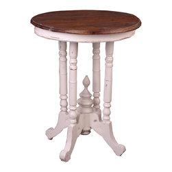 Sunset Trading Cottage Round End Table - Side Tables And End Tables