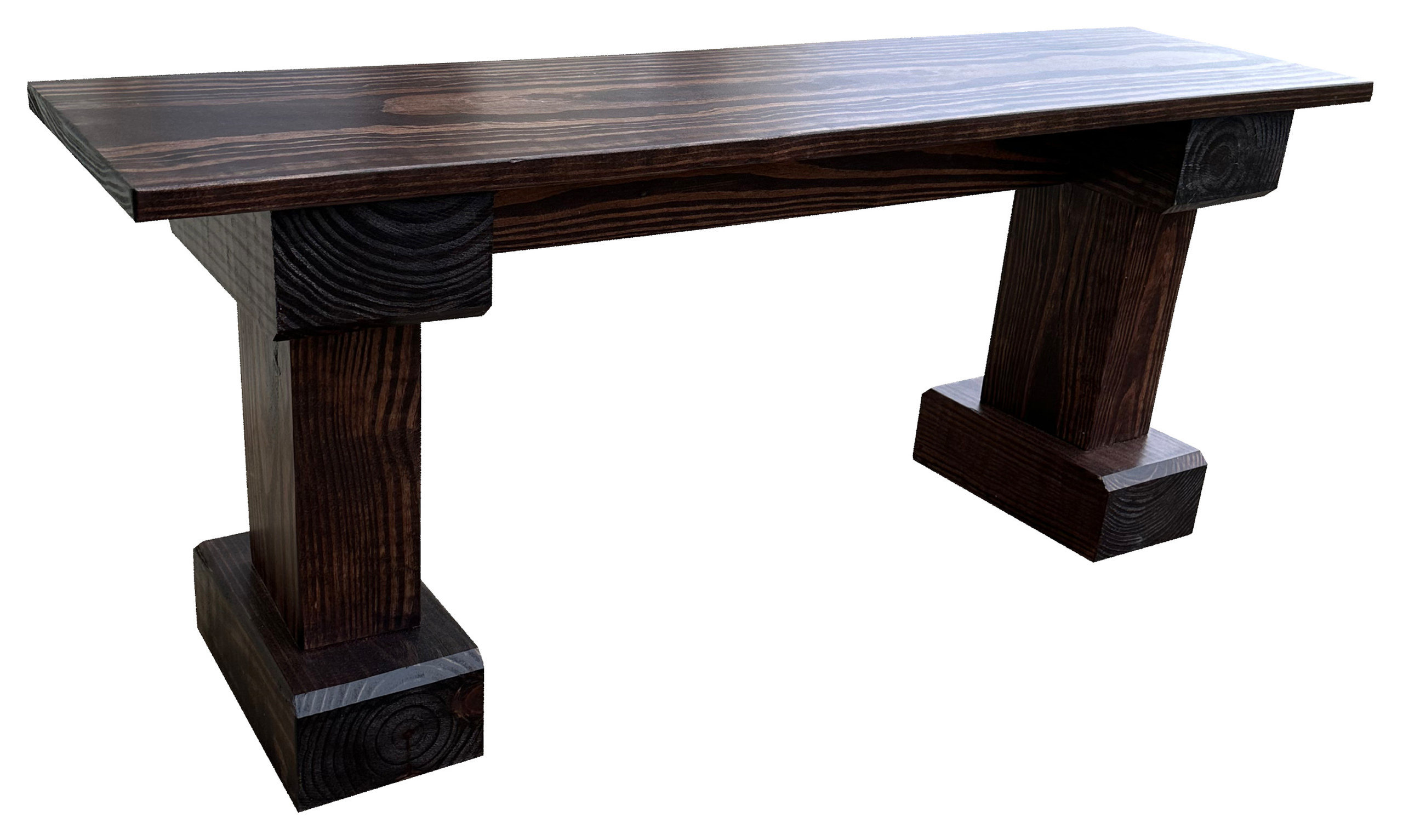 Red Mahogany Wyoming Bench, 36 Inches - Rustic - Outdoor Benches - by ...