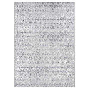 Couristan Marina Grisaille Area Rug, Pearl/Champagne, 3'11"x5'6"