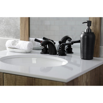 KB95X-P Mini-Widespread Bathroom Faucet, Matte Black