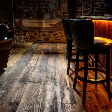 Wide Plank Antique Oak Flooring