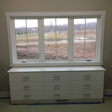 Master closets with windows