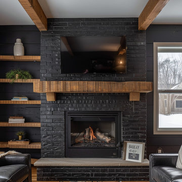 Mantels with Matching Shelves