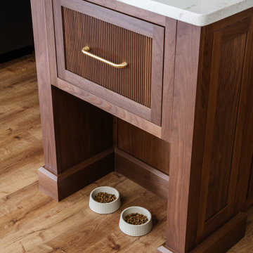 Allie Reed, Designer - Moody Walnut & Black Kitchen