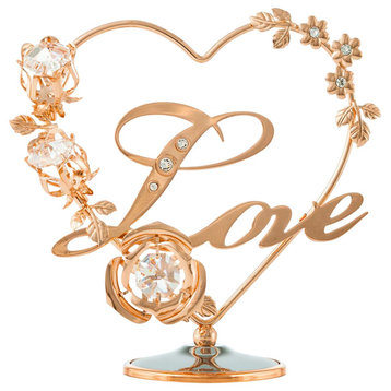 Rose Gold Plated Love Table Top Ornament