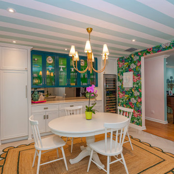 Colorful Chinoiserie Kitchen