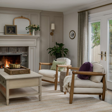 Modern English Kitchen & Family Room