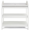 Suite Bebe Brees Contemporary Wood Changing Table in White/Graystone