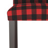 Hughes Dining Chair, Classic Gingham Red Black
