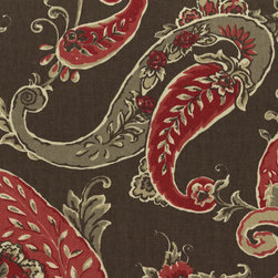 ROTH & TOMPKINS TEXTILES - Beacon Hill Fabric, Hill Coffee, 54''x36'' - Upholstery Fabric