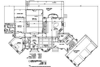 Architectural Drawings Custom Home Edgewater