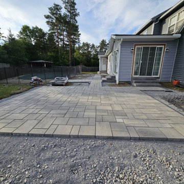 Paver Patio Installation Niskayuna, NY Backyard Hardscape