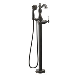 Delta Victorian&reg; Floor Mount Tub Filler - Tub And Shower Faucet Sets